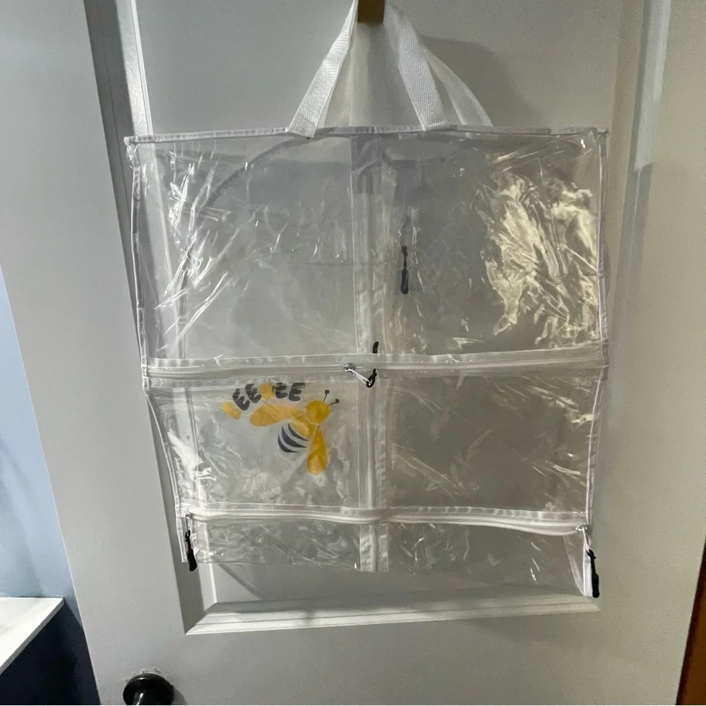 BeeBee Clear Garment Bag with Bee Design - For Dance Costumes